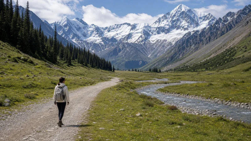 Walking in Xiata Valley