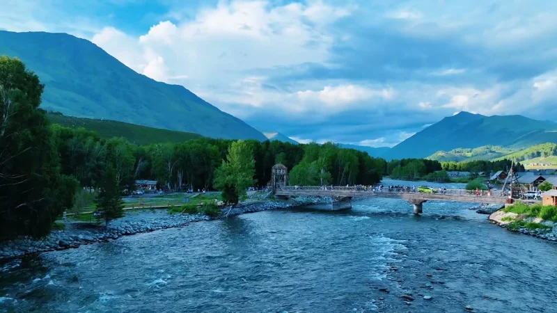 River valley in Ili